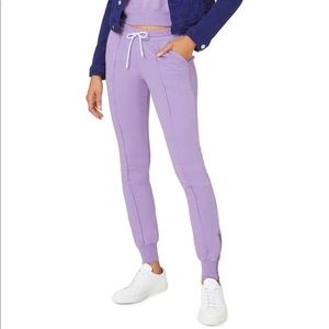 Cotton Citizen Milan Zip joggers • purple lilac lavender